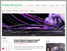 Tablet Screenshot of paradigm-consultant.com